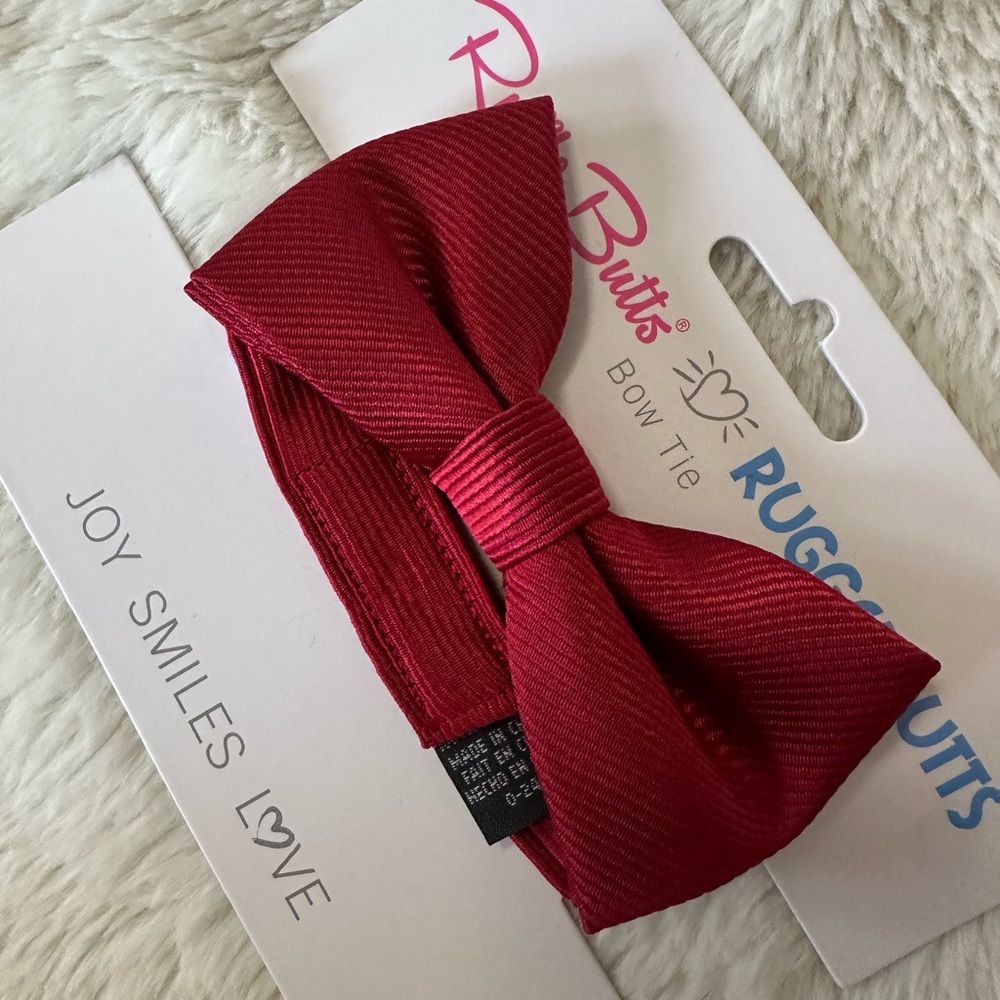 RuggedButts Red Bow Tie 0-24month